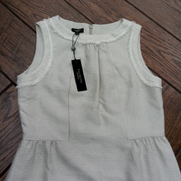 Talbots Petite Tweed Sleeveless Dress - Picture 6 of 14